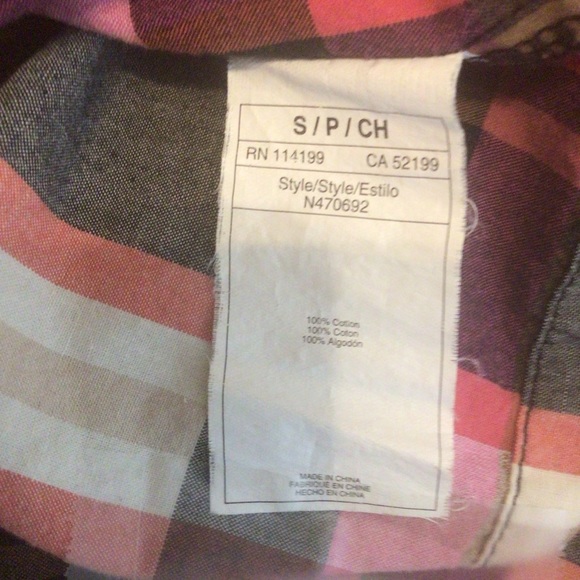 ROXY Plaid Dress/Cover up Size Small - Picture 9 of 12